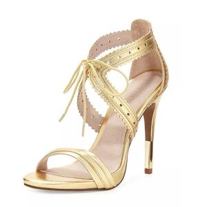 POUR LA VICTOIRE Shanna Gold Heels